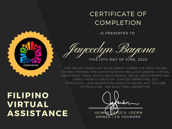 Jayceelyn Bayona - FC Batch 44